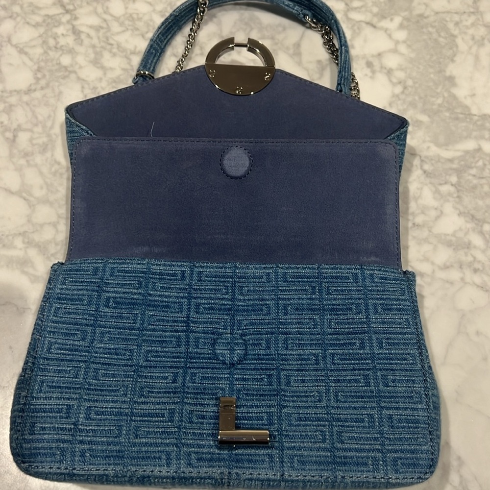 Sandro Blue Denim Shoulder/Crossbody Bag - Picture 5 of 11